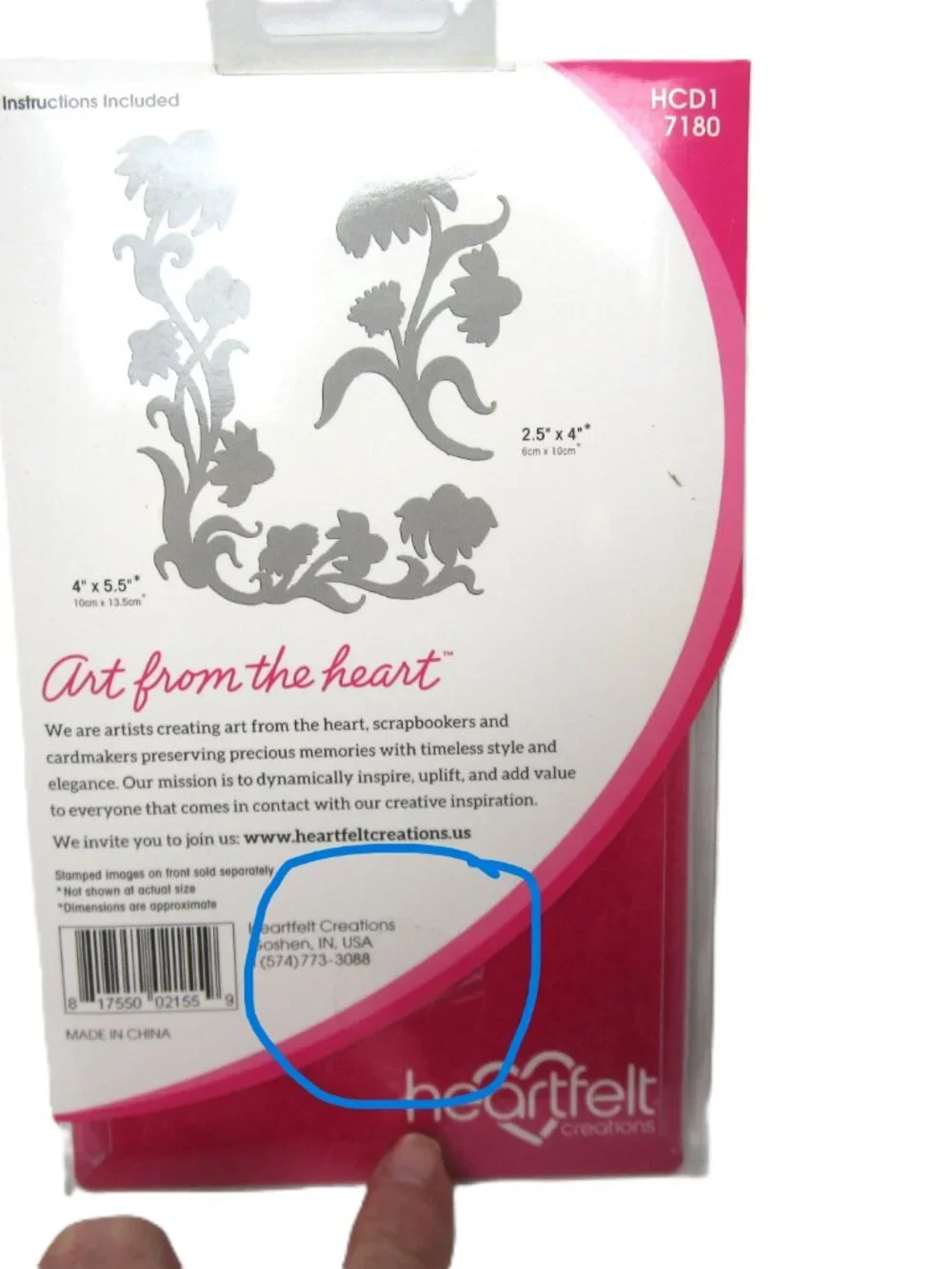 Heartfelt Creations Blossoming Coneflower Craft Dies & Cling Stamps NEW Floral